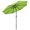 Yescom 9Ft UV50+ 3000PA Outdoor Table Patio Umbrella with Crank Tilt Aluminum