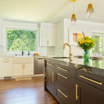 Waterfall Countertop Adds Wow Factor