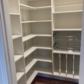 Pantry with Tray Dividers & Baskets