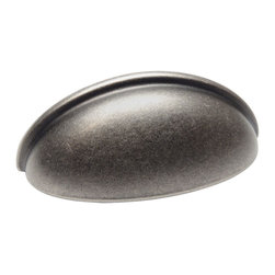 Cosmas - Cosmas 783 Cabinet Cup Pull, Weathered Nickel - Cabinet And Drawer Handle Pulls