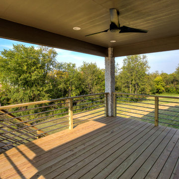 1 1/2 Story Moern Prairie Plan #66118