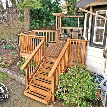 Raised Wooden Deck