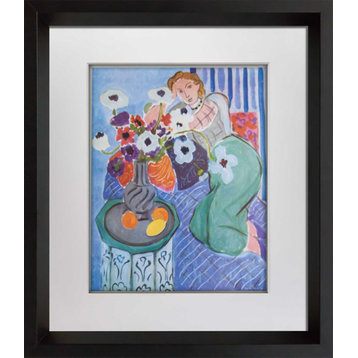 Henri MATISSE Limited Edition SIGNED “Blue Odalisque" Lithograph w/Frame