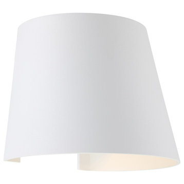 Cone White Bi-Directional Outdoor LED Wall Light (20399LEDMGCNE-WH)