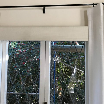 Sheer Curtains over Blackout Roller Shades
