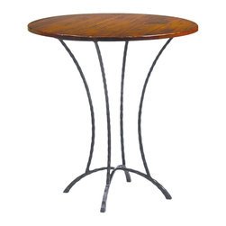 Hudson 36" Round Pub Table (Bar Height) by Charleston Forge - Indoor Pub And Bistro Tables