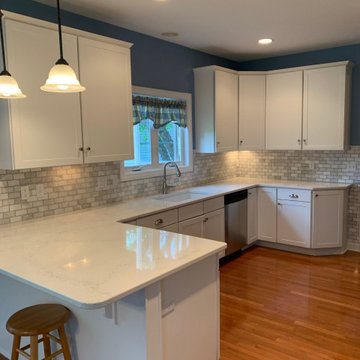 Countertop Swap & Coordinating Backsplash!