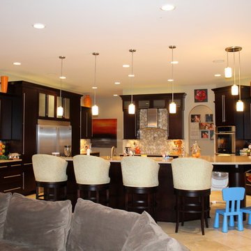 Contemporary, Espresso, Flat (Bedford,IN)