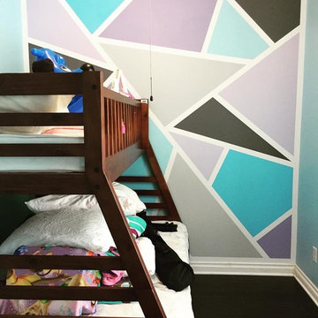 Geometric Accent Wall
