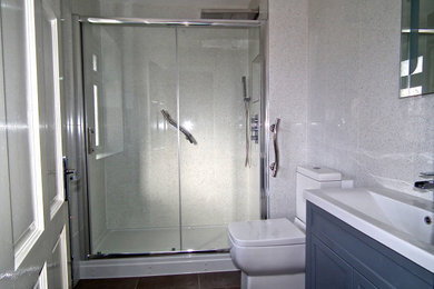 Photo of a modern bathroom in Sussex.