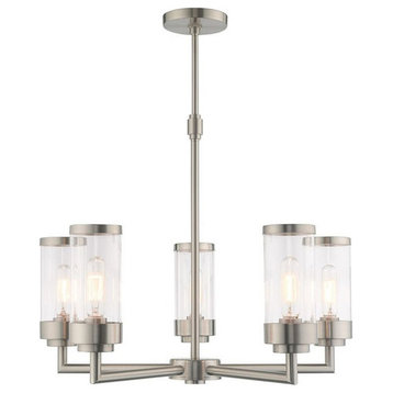 5 Light Chandelier in Coastal Style - 26 Inches wide by 22.5 Inches high