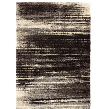 Orian American Heritage Interference Black Area Rug, 5'x7'