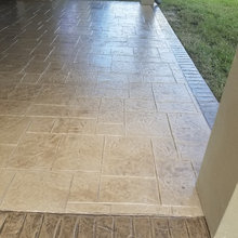 Stamped Concrete Patio