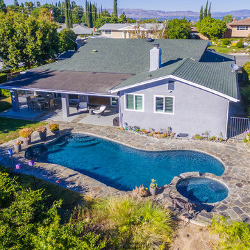 Calabasas, Smooth Stucco, Re-stucco, Outdoors Living Space.