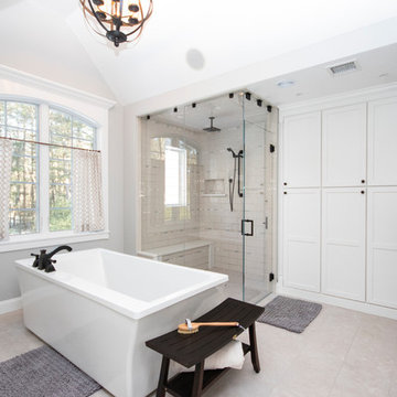 Rustic Elegance Master Bathroom Suite