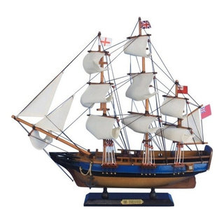 Wooden HMS Bounty Tall Model Ship 20