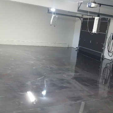 Oil, Cracks, Uneven Floor, Cold Weather, Unhappy Client