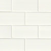 White Subway Tile 3X6 Elite Ceramic 3X6 Ceramic
