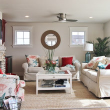 beach inspired living room