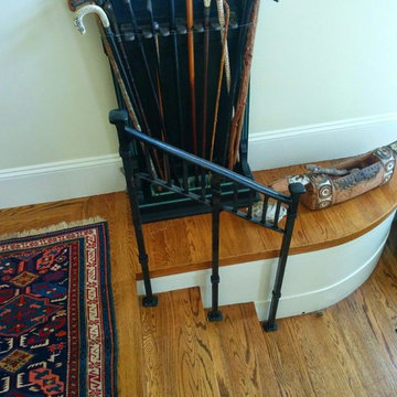 Craftsman Style Hand Rail with Traditional Mortise and Tenon Joinery