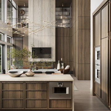 Highlight Harmony — Modern Interior Design with Natural Materials and Light Bala