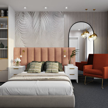 Before&After of the Apartment in London in Modern Style