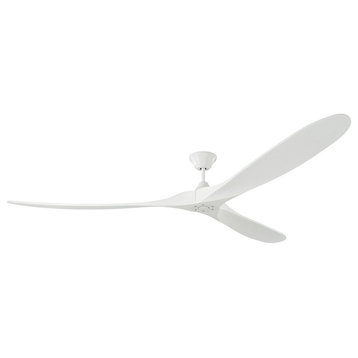 3 Blade Ceiling Fan Handheld Control in Modern Style - 88 Inches Wide by 13.69