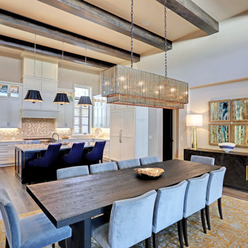 Casual Luxury Transitional Dining Room