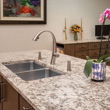 Dated 70's Kitchen Gets Contemporary Makeover