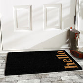 Modern Black Welcome Doormat 30 x 48