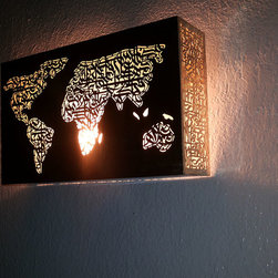 worldmap wall lamp - Products