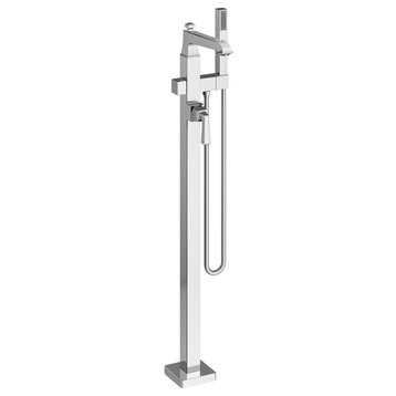 Town Square S Free Standing Tub Filler, Polished Chrome