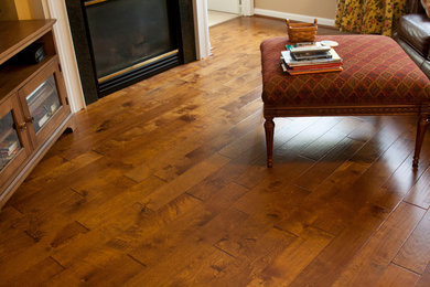 Inspiration for a country living room remodel in DC Metro
