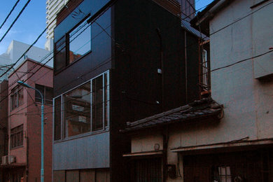 東京23区にあるインダストリアルスタイルのおしゃれな住まいの写真