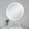 Touch Sensor Hardwired LED Mirror, Color Changing Temp 3000K/4200K/6400K, 42"x42