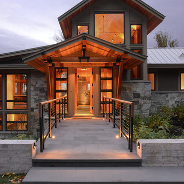 Vermont Mountain House Entry