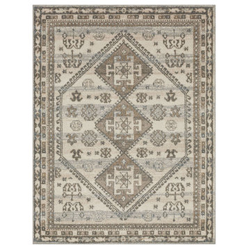 Mohawk Home Endfield Blue 1' 11" x 3' Area Rug, Endfield Grey, 5' 3" X 8'