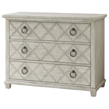 Emma Mason Signature Rich Bay Brookhaven Hall Chest in Light Oyster Shell