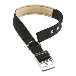 Ferplast Daytona Black Padded Dog Collar - Dog Toys