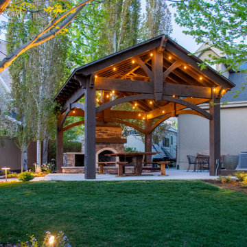 Entertainment Size | 3rd Gable Pavilion Kit and Deck