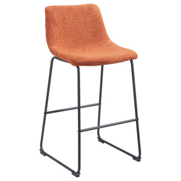 Smart Bar Chair, Set of 2 Burnt Orange