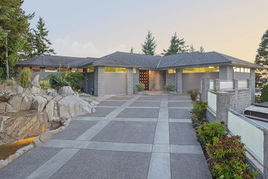 Example of a trendy exterior home design in Vancouver