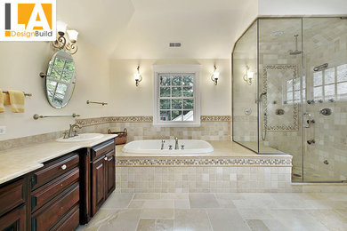 Inspiration for a timeless bathroom remodel in Los Angeles