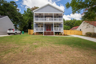 Inspiration for a timeless exterior home remodel in Atlanta