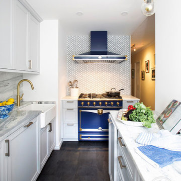 NYC White Kitchen | Rutt Cabinetry | MCK+B