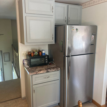 Transitional Kitchen Remodel Done in a Haze Super Matte Color