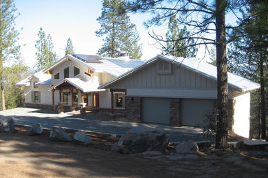 Inspiration for an eclectic exterior home remodel in Other