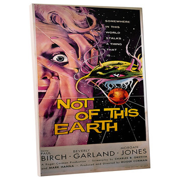 Sci Fi Movies "Not of this Earth" Gallery Wrapped Canvas Wall Art