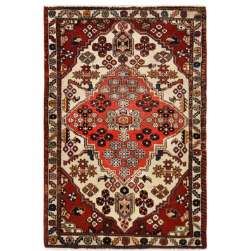 Persian Rug Saveh 5'2"x3'4" Hand Knotted