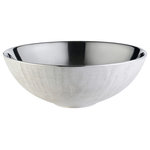 bathco - Brest Silver Bathroom Vessel Sink Textured Porcelain - Bathroom vessel sink made of porcelain. Silver plated.